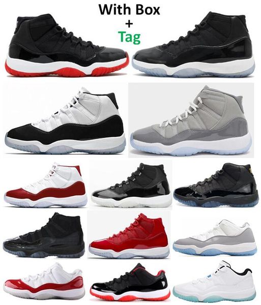 

11 11s basketball shoes cherry bred space jam concord cool grey dmp jubilee 25th anniversary cement grey cap and gown gym red gamma blue 72-