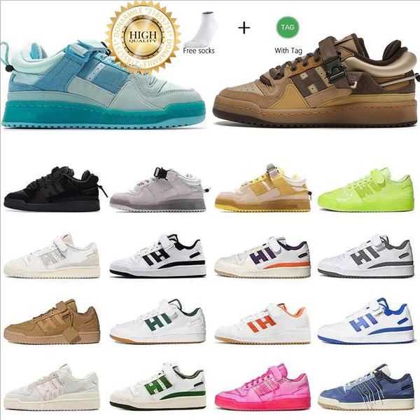 

designer forum 84 low bad bunny men casual shoes 84s women back to school yoyogi park suede leather easter egg low brown white royal blue de