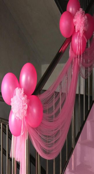 

wedding stair handrail decorative flowers marriage room decoration snow yarn ball wedding party stair decoration whole8791823