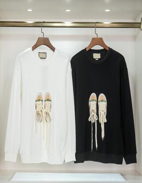 

new mens hoodies men039s sweatshirts designer clothing outdoor round neck long sleeve letter printed casual jacket hooded sweat3273702, Black