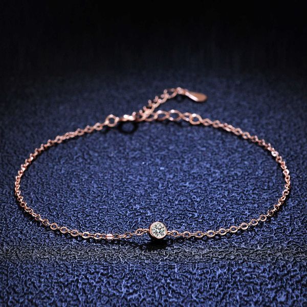 

premium 925 silver bracelet mo sangshi diamond moissanite tiffay bubble women's live broadcast tiktok, Black