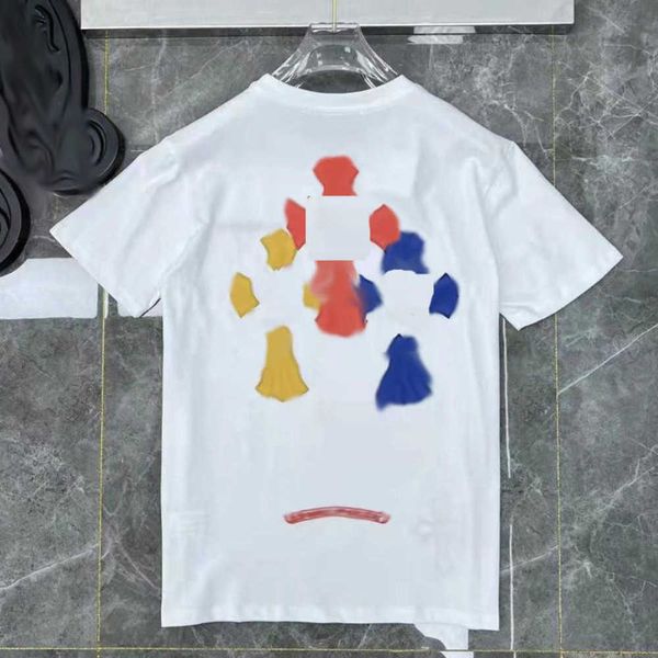

men's luxury classics t shirts ch brand t-shirts designers men women tees fashion horseshoe sanskrit cross print cotton tshirts casual, White;black