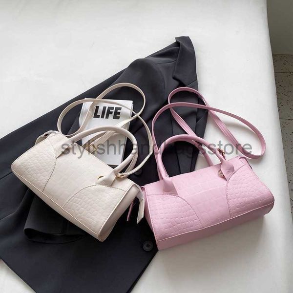 

shoulder fashion stone pattern 2023 new boston women's versatile large capacity commuting westernized one diagonal straddle bagstylishh