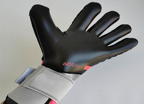 

gk phantom elite latex goalkeeper gloves no finger protection thickened soccer goalie gloves professional football goalkeeper glov7252415, Black