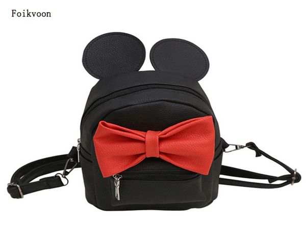 

foikvoon mini girls bags women backpack pu leather fashion girls backpacks small cute color woman backpacks y181008043296939