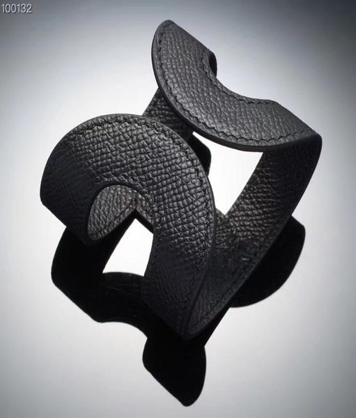 

selling jewelry whole leather bracelet fashion h bracelet color real leather men and women039s bangle6088391, Black