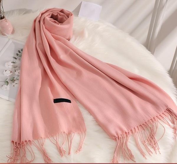 

scarves luxury winter cashmere scarfs for ladies and men designer mens scarf fashion women wool big solid color print shawls, Blue;gray