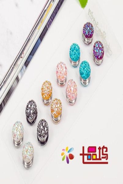 

12pcs classic vintage fix pin flower elegant magnet brooch hijab accessories muslim scarf buckle42610131689079, Gray