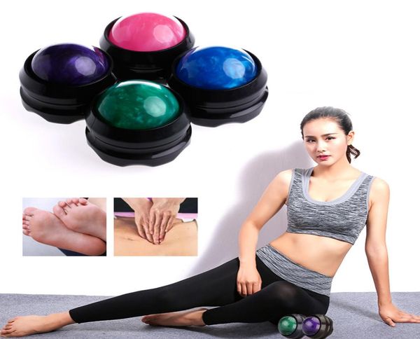 

new roller massage ball massager body therapy foot hip back relaxer stress release 8566844