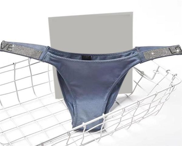 

women panties thong letter rhines belt g-string fashion low-rise tanga shorts briefs t-back string fitness underwear3076905, Black;pink