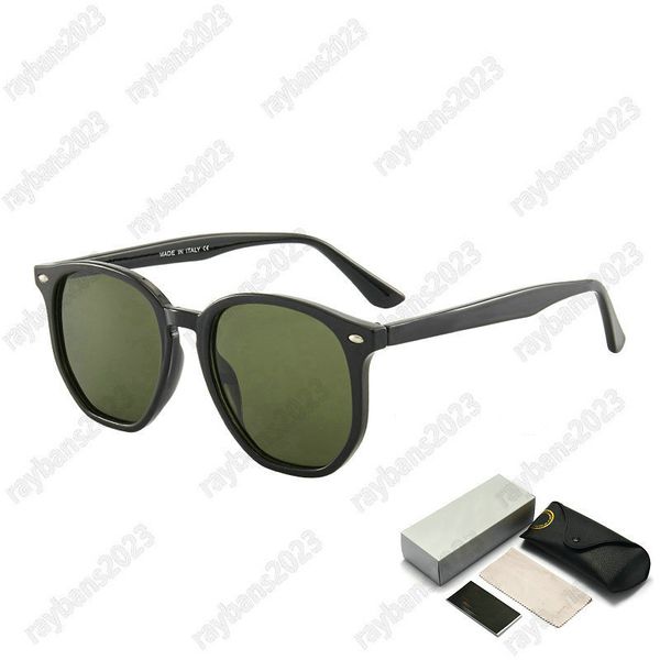 

men raysbans sunglasses classic retro women sunglasses luxury designer eyewear summer metal frame designers sun glasses woman ml 4306 with b, White;black