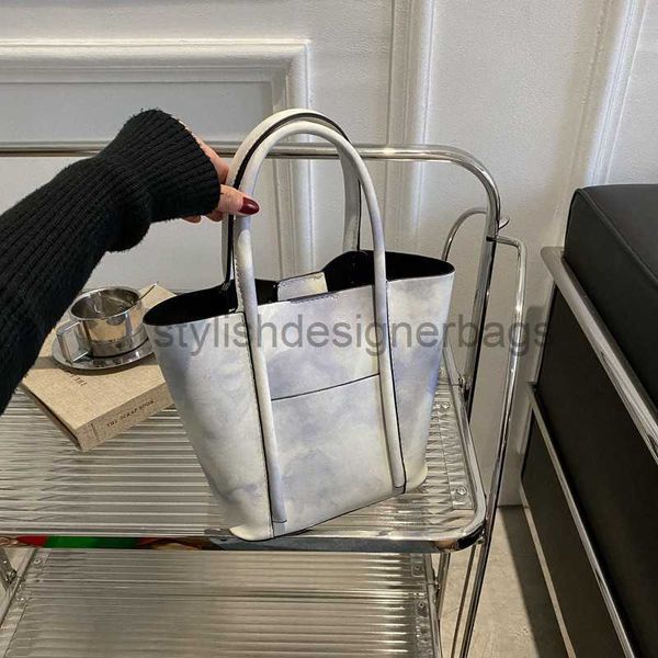 

shoulder bags halo dye popular bag women's small bag 2023 new fashion handheld bucket bag foreign personality girl handheld bagstylishd