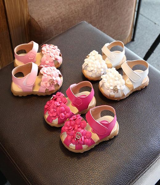 

summer kids shoes 2019 fashion leathers sweet children sandals for girls toddler baby breathable hoolow out bow shoes6873018, Black;red