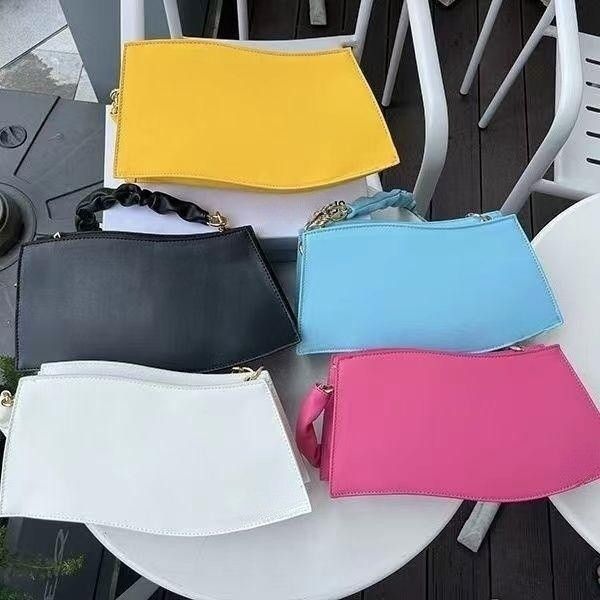 

solid hasp waist stripes wave women luxury handbags clutch flap totes bags designer bags shoulder chain bag wallet purse