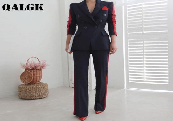 

women039s suits blazers autumn suit female 2021 korean fashion temperament british style color matching jacket wide leg pants9458781, White;black