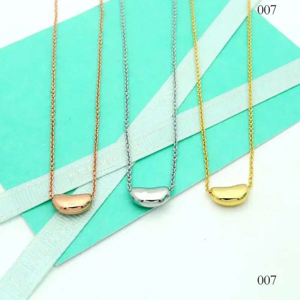 

designer heart necklace love gold necklaces women stainless steel necklace pendant style designer necklaces womens jewelry wholesale, Silver