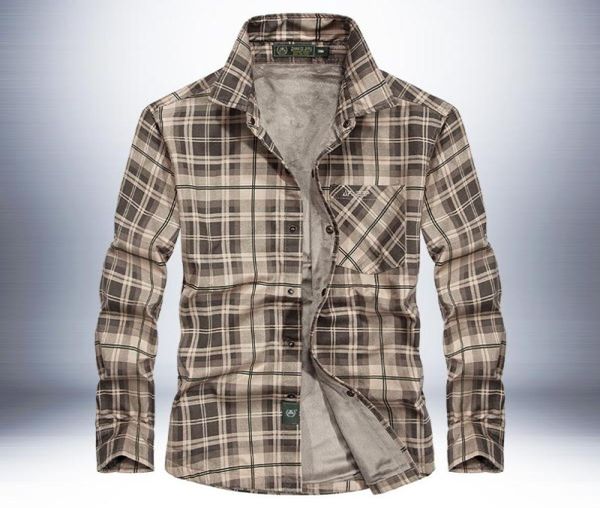 

men039s dress shirts mens thickened velvet warm plaid shirt fashion business casual loose lengthsleeved large size m3xl3017497, White;black