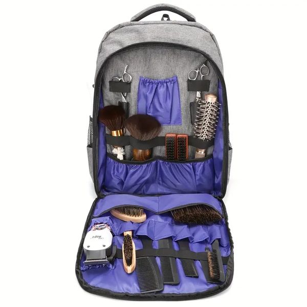

portable barber supplies bag organizer: clipper & supplies cases for daily use & traveling