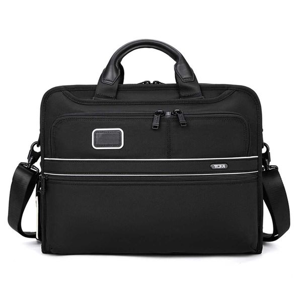

designer bag tumi tuming one shoulder handbag black and white trend simple men's business commuting computer briefcase 26303108