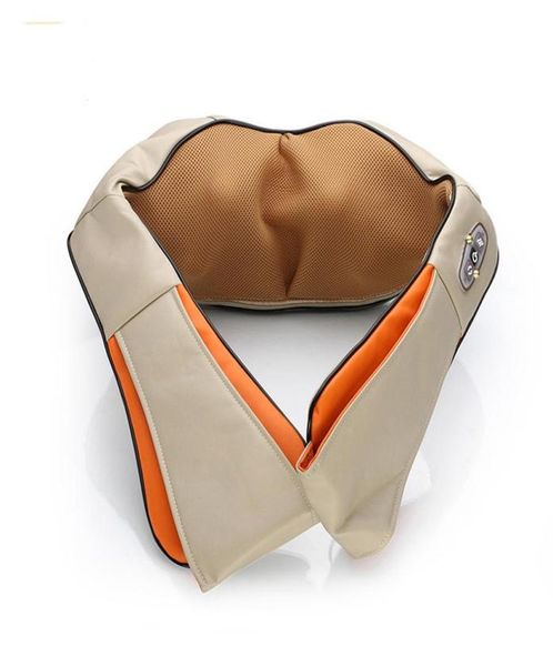 

home and car dualuse infrared massage pillow shiatsu kneading neck and shoulder massager body massager back massager electric fy3851103