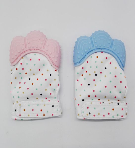 

silicon teethers food grade baby mitten gum pain relief teething gloves mitt washable mittens for newborn gift ideas7530526