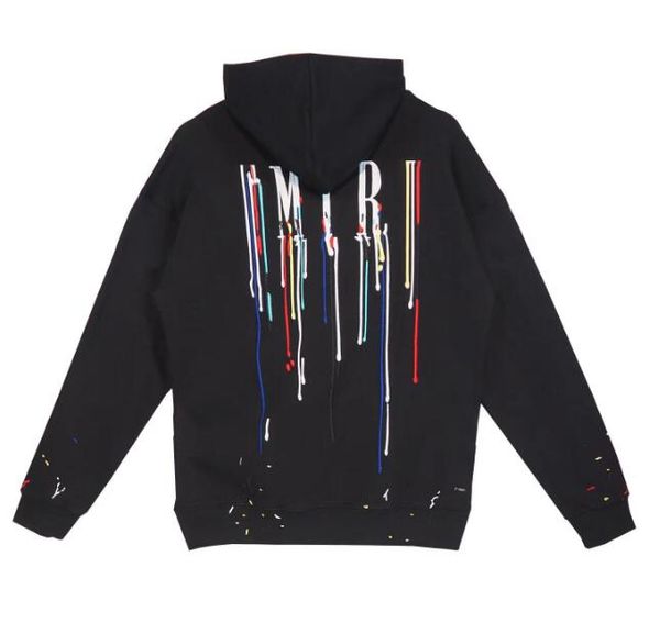 

2023new hoodie designer men women hoodies couples sweatshirts embroidery letter mens clothes jumpers long sleeve shirt luxury hip hop street, Black