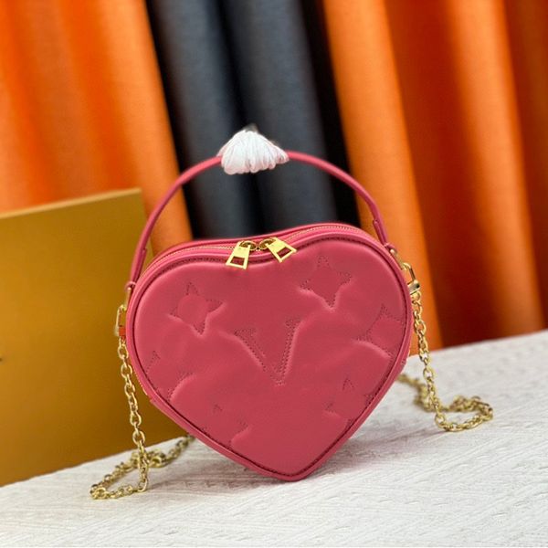

designer crossbody bags with women chain love bubblegram bag soft quilted cow leather industrial embroidery handbag mini purse shoulder bag