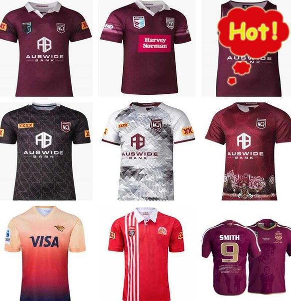 

22 23 queensland maroons rugby jersey 2022 2023 malou shirt jaguar indigneous training jerseys, White;black