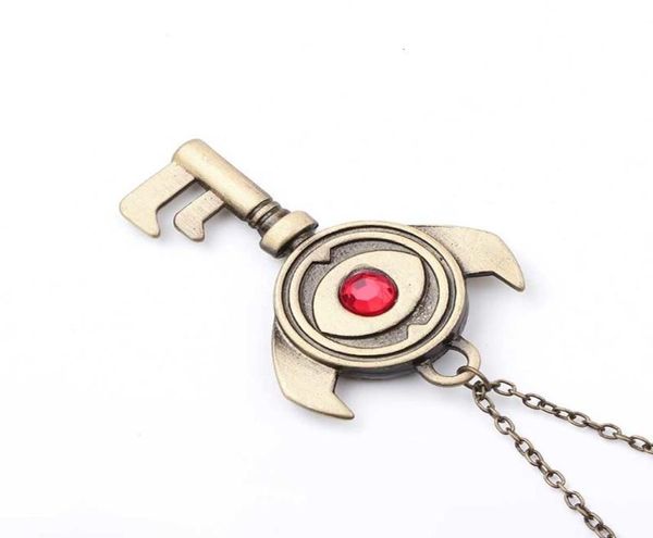 

the cute anime legend of zelda pendant evil eye key collana a forma di cuore necklaces pendants for fans 8a383135551, Silver