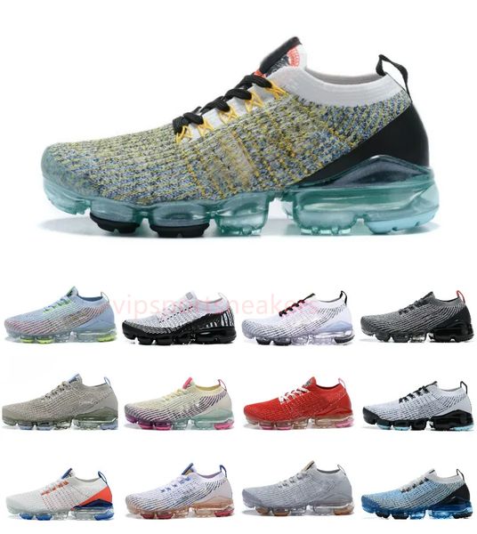 

2023 vapores max running shoes air fly knit mens 2.0 3.0 safari cny black orange iron grey red cream blue oreo night purple volt women breat