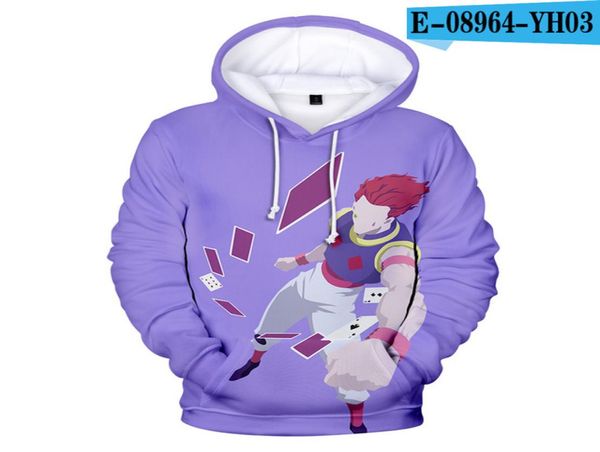 

fashion design hunter x hunter hisoka 3d printed hoodies fashion hoodie sweatshirt long sleeve cartoon clothes y5744963, Black