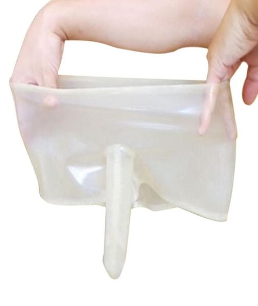 

new man transparent rubber latex shorts briefs men039s underwear men039s natural latex trousers perspective with j2360915, Red;black