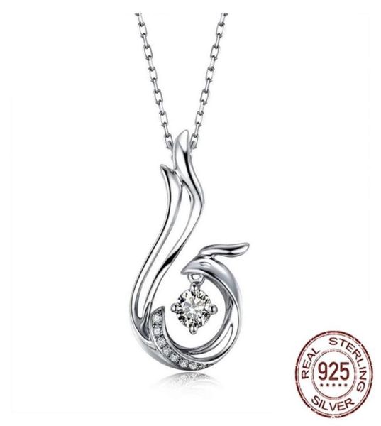 

fashion crystal wedding pendants short silver 925 chain necklaces pendant necklace charm gifts girlfriends xdz102313p8183267