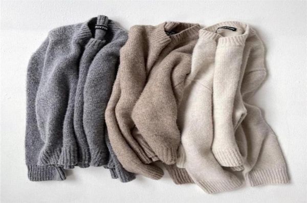 

men039s sweaters casual men women cole buxton sweater solid color knit cb sweatshirts slightly oversized 11 1472925176040, White;black