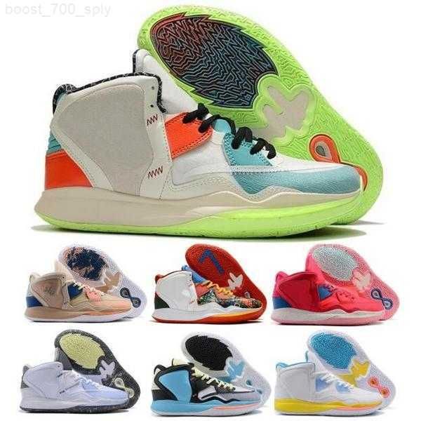 

kyrie 8 infinity mens basketball shoes sneakers 8s future past cny man machine fire and ice aluminum kevin durant 2022 sports trainers, Black