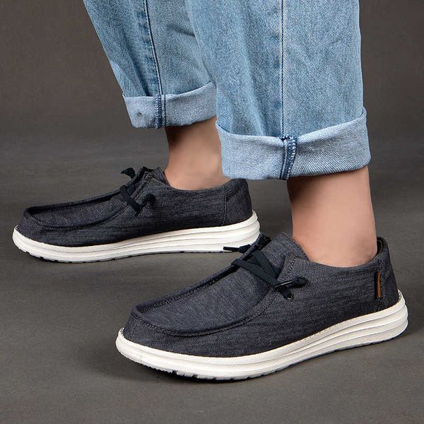 

hey dude womens wendy casual summer summer shoes men's large canvas slip-on shoe lovers women's same style light weight, Black