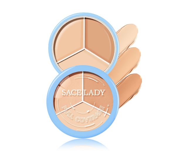 

makeup three-color concealer light concealer natural waterproof 15g
