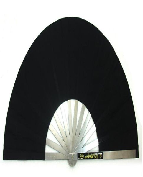 

all stainless steel fan bones tai chi kung fu fan tieshan dance quinquagenarian fitness metal fan9166236
