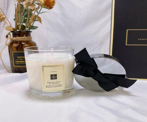

high brand candle perfume london english pear christmas crazy candles fragrance 200g good quality incense in gift box 659006