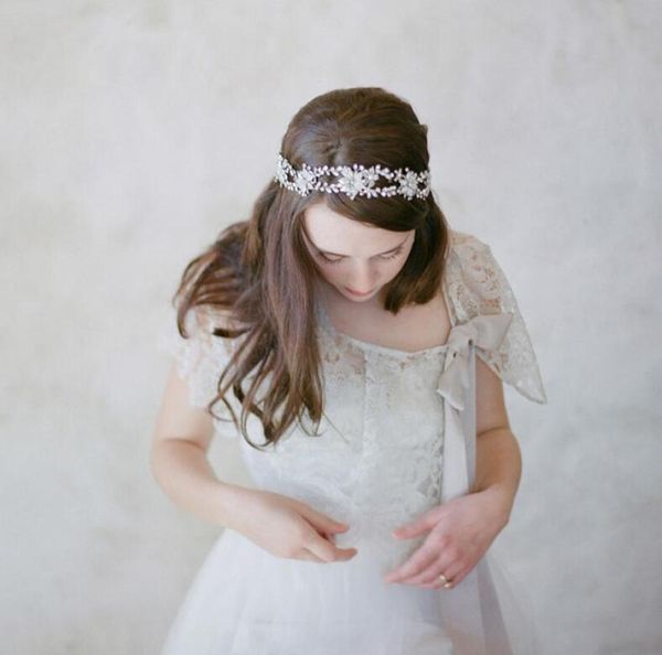

handmade wedding hair jewelry bridal crystal hair clips headband hair vine wedding headpiece bride hair accessories silver availab3030429