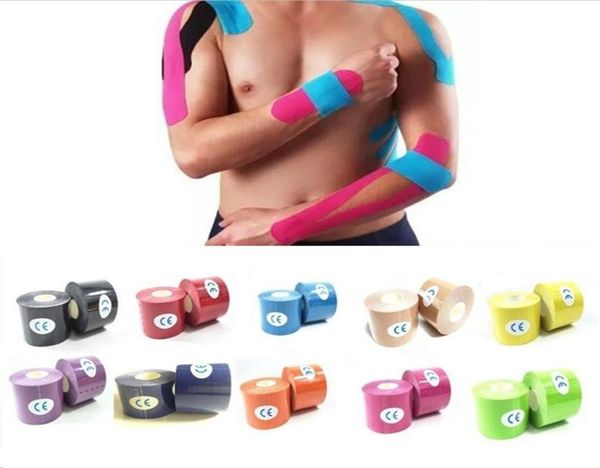 

kinesiology adhesive sport kinesiologica elastic bandage kinesiologico teip kinesiotape cinta muscle tape267o4196544, Yellow;black