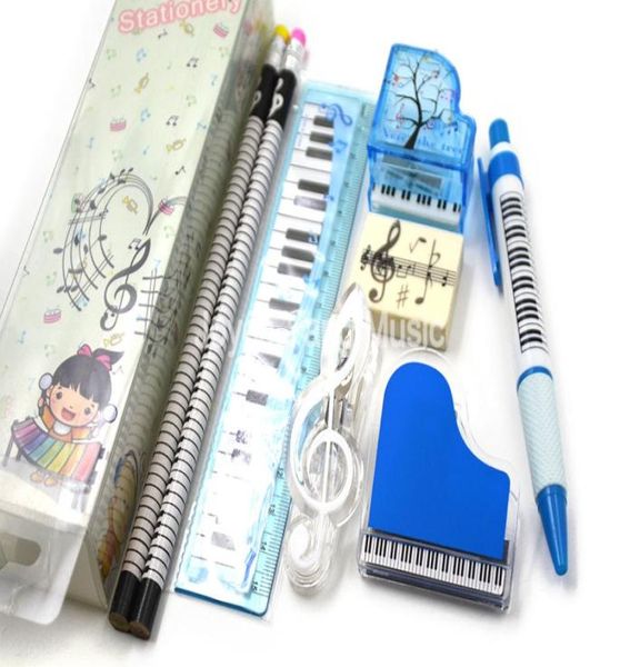 

niko music stationery pencilerasersharpenercliprulerball point pen for music staff musician song writer artist3822255