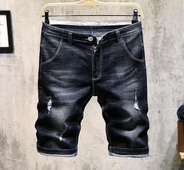 

2021 new arrive shorts men jeans brandclothing retro nostalgia denim bermuda short for man blue jean size 28361430906