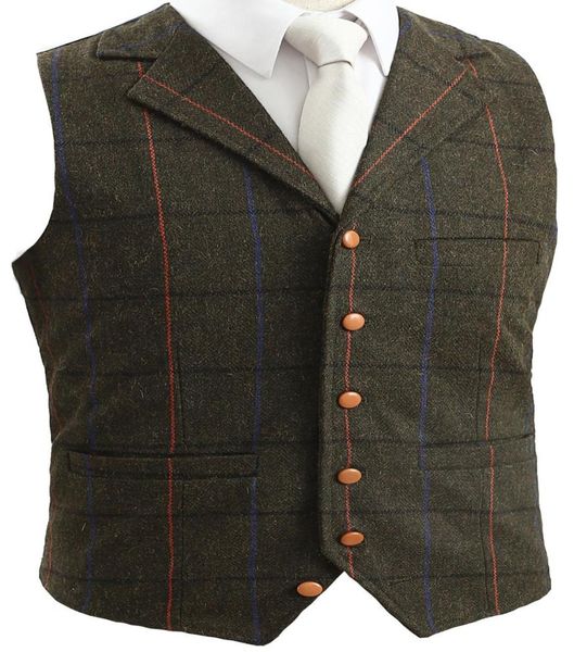 

2021 england styl wool groom vests wedding mens slim fit tailor made wedding party for men attire groomsmen vest prom dinner busin5446888, Black