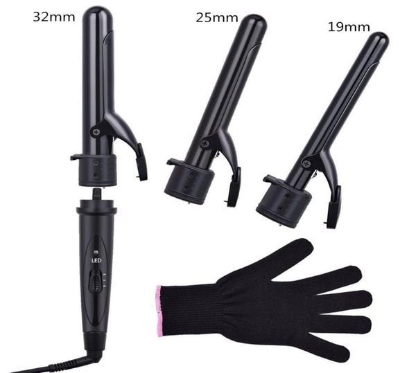 

3 part hair curling iron professional 19 25 32mm hair curler roller ceramic curling wand machine hair styling tools 100240v1752647