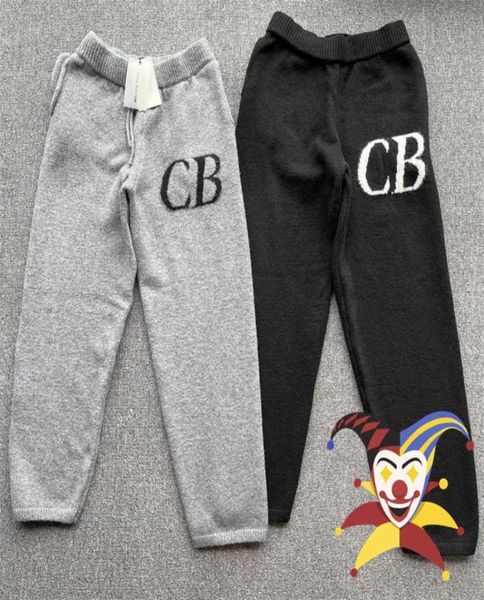 

men039s pants oversized cole buxton knit pants men women 1 1 vintage jacquard cb woolen sweatpants inside tags t2218753103, Black