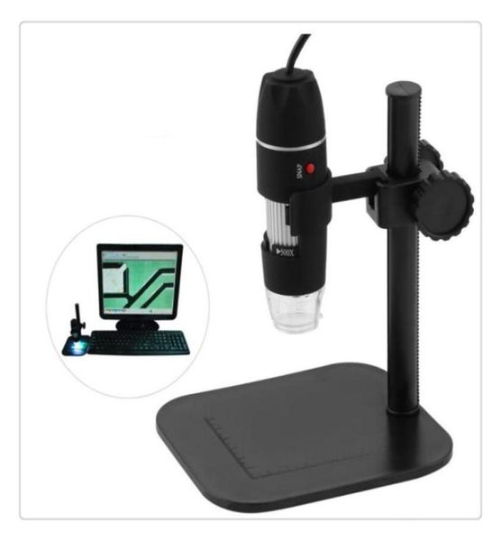 

whole popular practical electronics usb 8 led digital camera microscope endoscope magnifier 50x1000x magnification measure2687377
