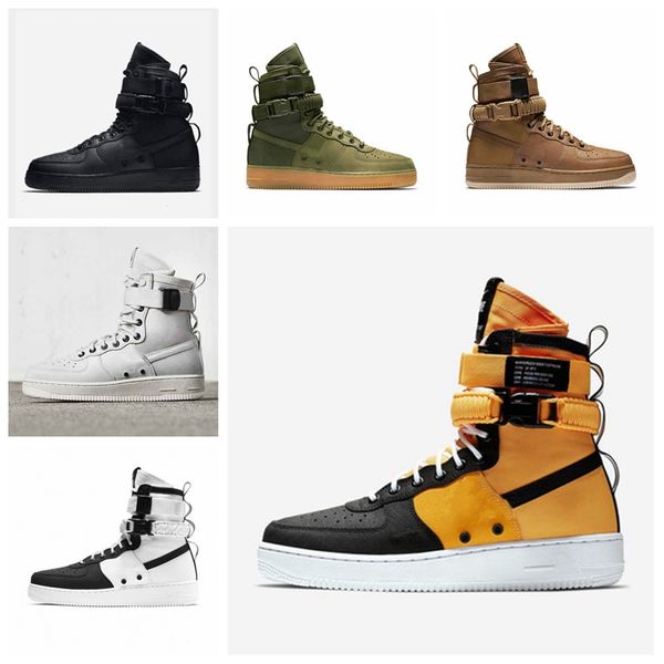 

2023 new air 1 one high 07 af1 running shoes men women sports casual shoes high cut walking sneakers, Black