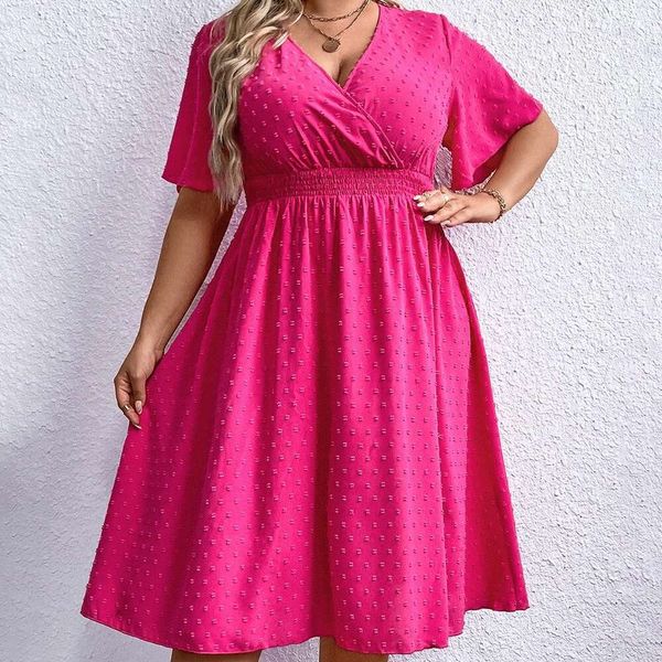 

wind l size womens clothing summer pure color loose waist dress, Black;gray