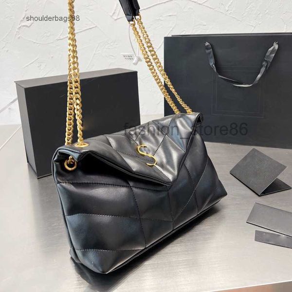 

women envelope puffer quilted handbag flap shoulder messenger bags loulou cloud crossbody bag sheepskin leather solid color clutch tote